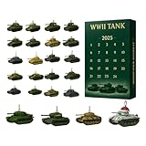 Panzer-Adventskalender 2025: 24-Tägiger Weihnachts-Countdown mit 24 einzigartigen Mini-Panzern – Ideal für Panzersammler, Geschichte-Enthusiasten und Panzerliebhaber als Überraschungsgeschenk