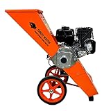 Forest Master Compact FM6DD-MUL 6HP Benzin-Holzhäcksler Häcksler Mulcher Für alle Gartenabfälle, selbstfüttert Späne Holz bis 50 mm