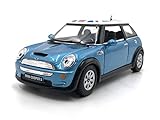 ICE TOYS Modellauto im Maßstab Mini Cooper S mit Flagge (Flag Azul)