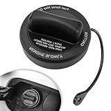 LPZMPZ Tankdeckel mit Halteband kompatibel mit Mercedes-Benz W211 W212 W203 W204 W245 W169 X204 R171 S204 C207 C209 A209 Tankverschluss Auto Kraftstofftankdeckel Ersatz 2214700605 A2214700605