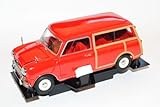 alles-meine.de GmbH Mini Morris Cooper Traveller Kombi Rot 1968 1/18 Kyosho Modell Auto mit individiuellem Wunschkennzeichen