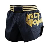 adidas Erwachsene Kick Boxing Shorts, schwarz/Gold, S