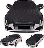 Halbgarage Für Auto für Ford Escort XR3i Cabrio 1986-1990, Auto Abdeckplane, Autoabdeckung wasserdichte Atmungsaktiv, Schutz vor Schnee, Frost und Hagel A