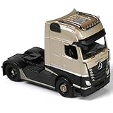 Risopen LKW Spielzeug 1/64, Metall Aus Modelle Lastwagen Spielzeug, Benz Semi Truck Diecast Abschleppwagen für Boys und Auto Models Sammler-Gold