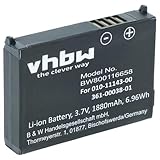 vhbw 1x Akku kompatibel mit Garmin Zumo 660LM, 650, 210 CE, 600, 660, 220, 665LM, 665, 210 GPS Navigation Navi (1880 mAh, 3,7 V, Li-Ion)