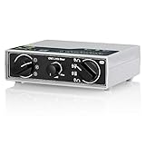 Audio Switcher Box Splitter Tragbarer 3 Wege Audio Umschalter für Kopfhörer/Lautsprecher für Mikrofone