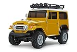 Tamiya 58715 1:10 RC Toyota Land Cruiser 40 CC-02 - ferngesteuertes Auto, RC Fahrzeug, Modellbau, Bausatz zum Zusammenbauen, Hobby, Basteln, Gelb