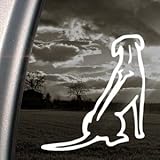 Aufkleber, Motiv Rhodesian Ridgeback, Weiß, 88 x 99 mm