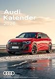 Audi Kalender 2026, DIN A3 30x42cm, Wandkalender mit Spiralbindung, Audi Sport, Officially licensed by AUDI AG