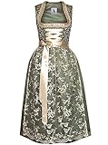 Alpenmärchen Langes Dirndl Daliah aus Exklusiver Kollektion inkl. Spitzenschürze Gr.44 - ALM913