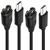 USB C Ladekabel Kompatibel mit Garmin UHR Ladekabel Fenix 5 5S 5X Plus 6 6S 6X Pro 7 7S 7X,Forerunner 745 935 945 45 45S 245 Music,Instinct,Approach S10 S40 S60 S12 S42,Vivoactive 3 4 4S Venu 2-Stücke