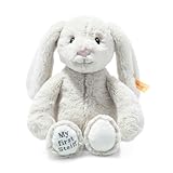 Steiff 242342 Soft Cuddly Friends My First Hoppie Hase - 26 cm - Kuscheltier für Babys - Creme, weiß, 151 g, 1 Stück (1er Pack)