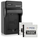 2 Akkus + Ladegerät (KFZ, Netz) kompatibel mit Panasonic DMW-BCK7 / Lumix DMC-FH, FP, FS, FT, FX...- Siehe Liste