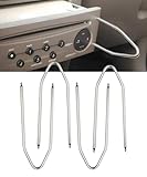 Flaconi 4PCS Autoradio Entriegelungswerkzeug,Radio Entriegelungswerkzeug,Autoradio Ausbauwerkzeug Schlüssel DIN Freigabeschlüssel,Entriegelungsbügel für Autoradio (9.5x2.7cm)