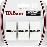 Wilson Griffband Profile Overgrip 3 Pack, Weiß, NS