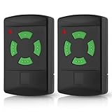 pepape 2 Stück Garagentor Fernbedienung für Hörmann HSM4-26.975, HSM2-26.975, HS2-26.975, DH01-26.975, DHM02-26.975, Kompatibel mit Hörmann 26,975MHz Garagentoröffner Handsender