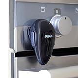 BeeGo® kindersicherung backofen – 1 Stück Schwarz, Hitzebeständig & Langlebig, Einfache Selbstklebende Installation, Keine Werkzeuge oder Bohren erforderlich, Küchensicherheit für Babys & Kleinkinder