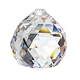 Kristallglaskugel ø 40mm im Geschenk-Beutel Bleikristall-Kugel Regenbogenkristall zum aufhängen Fensterschmuck Feng Shui Waldorf Kristallglas Kristallkugel Energieverstärker und Sonnenfänger