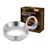AIEVE 58mm Kaffee Dosierring universal Kaffeedosierring Espresso Siebträger Trichter Ersatzteile Aluminium für Kaffeemaschine kompatibel mit Rancilio Silvia, Bezzera BZ10 (Silber)