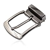 KQNM Herren Edelstahl Gürtelschnalle - Rechteckige Single Prong Gürtelschnalle Für Männer Gürtel