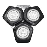 SH71/50 Scherköpfe kompatibel mit Phil**s Series 5000 (S55XX) und Series 7000 (S7XX) Rasierer (Schwarz, 1 Stück)