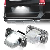 AUTOXBERT 2 x LED Kennzeichenbeleuchtung Für VW T4 Tranaporter Passat Jetta Caddy Touran, 6500K 18SMD LED Kennzeichenleuchten