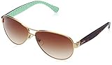 Ralph Lauren Purple Label Damen RA4096 Sonnenbrille, Gold (Gold 101/13), One Size (Herstellergröße: 59)