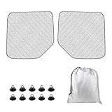 Auto Sonnenblende für die Heckscheibe kompatibel mit Mercedes-Benz Sprinter VS30 2019–2025, Doppeltüren Sonnenschutz für die Heckscheibe, Interne Sonnenschutz Windschutzscheiben Matte