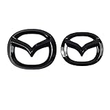 DAliusha Auto Emblem für Mazda MX-5 ND, Logo Abzeichen Aufkleber ABS Wasserdicht für Frontgrill Motorhauben Kofferraum Logo Emblem Auto Exterieur Dekoration Modifizierte Zubehör,B