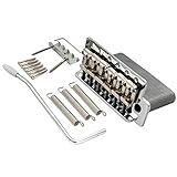 Wilkinson WOV03 54mm Vintage Tremolo Bridge 6-Loch für Squier/Mexico Fender/MIJ Strat E-Gitarre,Chrom