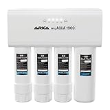 Umkehrosmoseanlage 1900 l/Tag – ARKA myAQUA 1900 – entfernt 99 % Schadstoffe, Salze & Bakterien – Wasserfilter & Enthärtungsanlage – smartes Komplettset für Haushalt & Aquarium – LED-Wechselanzeige