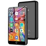 80GB MP3 Player mit Bluetooth und WiFi, 4.0" Touchscreen MP3 Player für Kinder Eingebauter Lautsprecher, MP4 Player mit Spotify, Audible, Amazon Music, Deezer, Pandora, FM Radio, bis zu 1TB