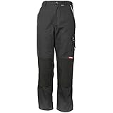 Planam 2124 Canvas 320 Bundhose - Optimale Sicherheit und Komfort - Farbe: Schwarz - Größe: 60