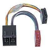 RED WOLF Autoradio ISO Adapter 16 Pin iso Stecker auf ISO Buchse Kabel 16 Pol Stecker Kompatibel mit VW Opel Astra Corsa Fiat Mercedes Renault Skoda Seat