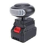 Fockety Autoheizung, tragbarer batteriebetriebener 170W Heizstrahler mit 12000mAh Akku für Scheibenheizung entfroster 11,4 x 11,4 cm USB Ausgang, leiser Betrieb, für Auto Innenbereich