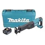 Makita DJR 186 F1K Akku Reciprosäge Säbelsäge 18 V + 1x Akku 3,0 Ah + Koffer - ohne Ladegerät