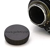 Objektivdeckel für Objektive mit Exakta Exa Topcon Bajonett Hinten Rear Lens Cap von Ausgeknipst