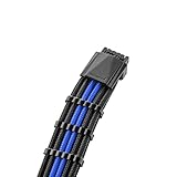 CableMod PRO ModMesh RT 12VHPWR auf 3X PCI-e Kabel für ASUS/Seasonic/Phanteks - 60cm, schwarz/blau