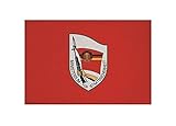 U24 Aufnäher DDR Stasi Staatssicherheit Fahne Flagge Aufbügler Patch 9 x 6 cm