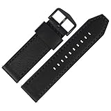 Fossil Uhrenarmband, 24 mm, Leder, Schwarz, JR-1354 | LB-JR1354