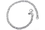 Rundes Königskette Armband, 4mm Breite - 925 Sterling Silber, Länge 16-25cm