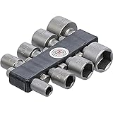 BGS Diy 67308 | Steckschlüssel-Bit-Satz | Antrieb Außensechskant 6,3 mm (1/4") | SW 5 - 13 mm | 8-tlg.