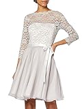 Swing Damen Kleid Fiona, 9216 silver cloud/silver, 38