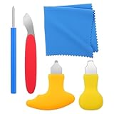 Xinjoduz 5 Stück Uhrendeckelöffner Uhr Werkzeug Batteriewechsel Werkzeug, Batteriewechsel Uhrengehäuse Entferner Uhrenreparatur Werkzeugsatz für Verschiedenen Größen Arten von Uhren