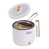 MangiaMarc All-In-One Pastapot I Nudelkocher mit Sieb & Sauciere | Pasta & Soße in nur 5 Minuten I Vollelektrischer Pastakocher I Kein Herd nötig