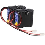 Ersatzbatterie kompatibel ABUS Security-Center für 2WAY-Funksirene 2x2er Set FU2986 FU8220 FU8222 FUSG50000