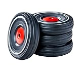 BIG - Bobby Car Whisper Wheels - Flüsterräder für BIG-Bobby-Car-Classic ab Baujahr 2000, Reifen-Set mit Befestigungsclips und Montageanleitung, für Kinder ab 1 Jahr