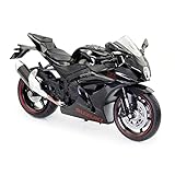 TURBO CHALLENGE - Moto Suzuki GSXR 1000 - Druckguss - 029931-1/12 - Freilauf-Fahrzeug - Schwarz - Metall - Kinderspielzeug - Geschenke - Ab 3 Jahren