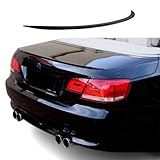 Heckspoiler Spoilerlippe für BMW 3er E93 Cabrio Schwarz Glanz