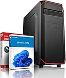 Intel i5 12400F 12-Thread Business Office Multimedia Computer mit 3 Jahren Garantie! - i5 12400F 12-Thread CPU, 4.4 GHz - 32GB DDR4-1000 GB SSD - DVD±ROM - USB3 - Win11 - WLAN - MS Office - #7873